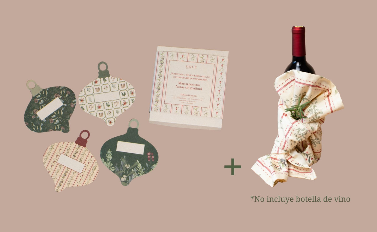 Kit Marca puestos + Lazo Navideño