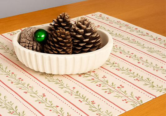 Lazo Navideño / Carpeta decorativa Berryline