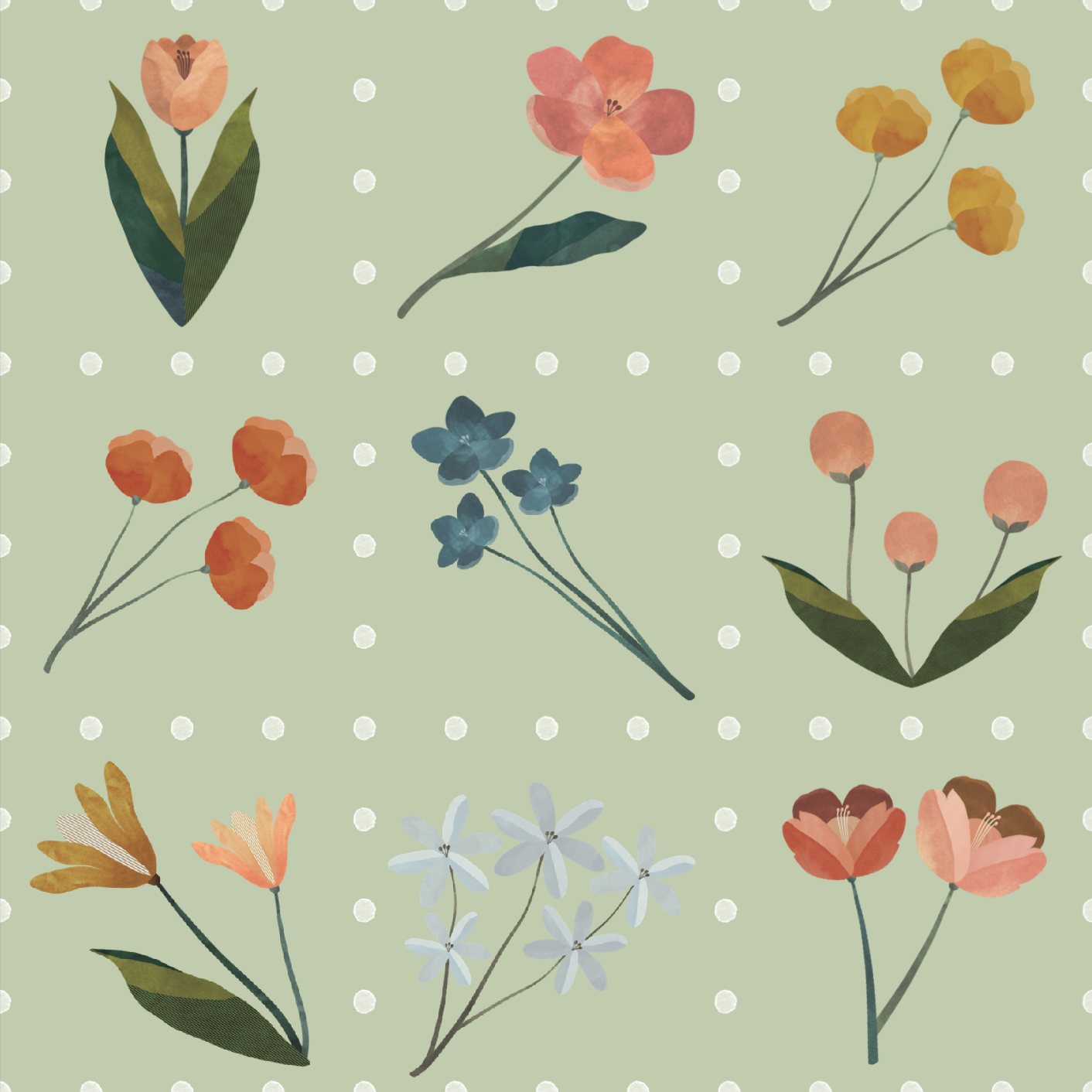 Mantel Botanica Aqua