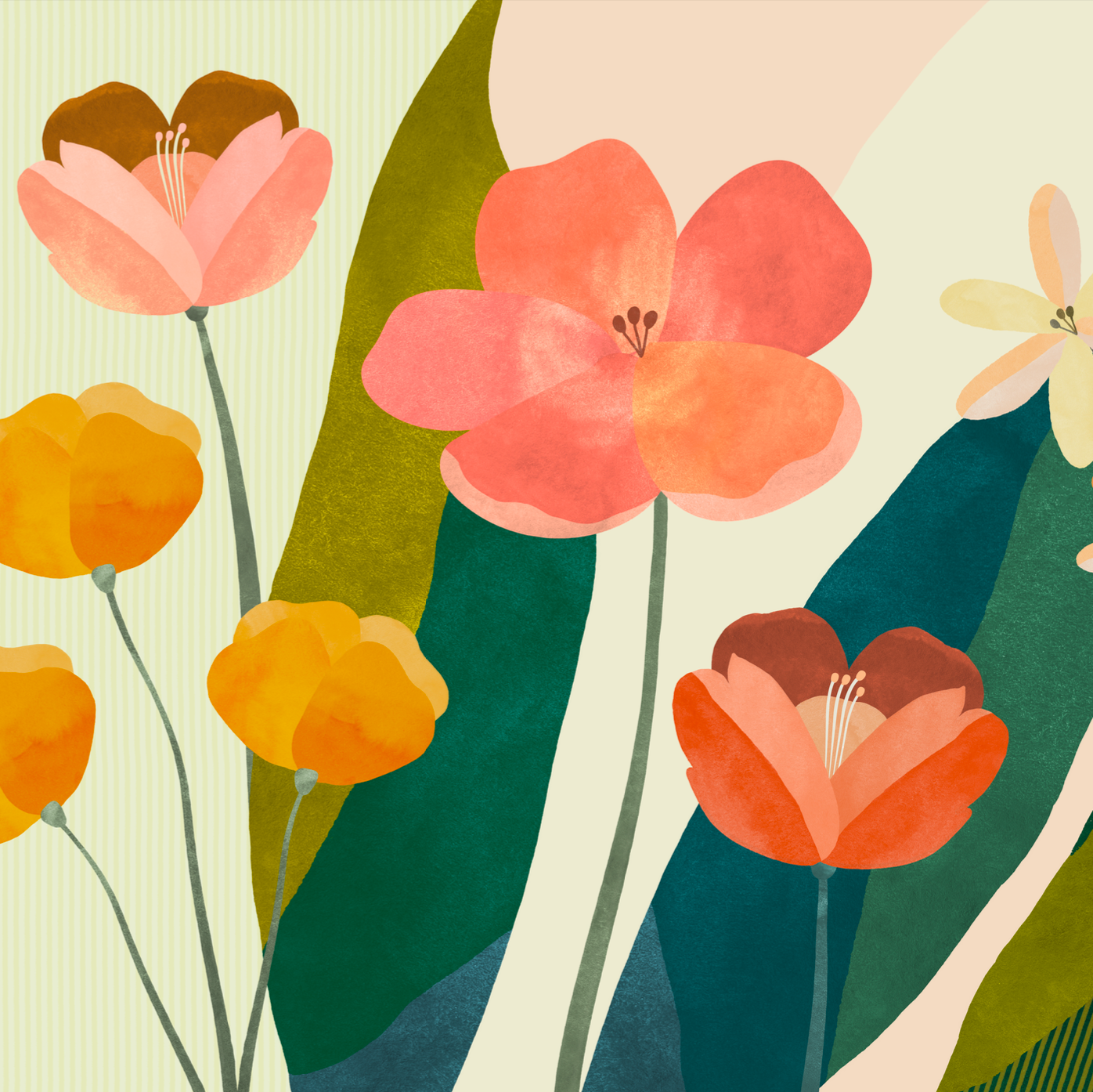 Set servilletas Bloom