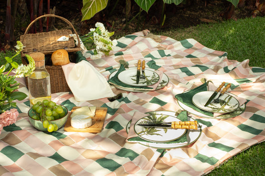 Kit Mantel Brick + Servilletas