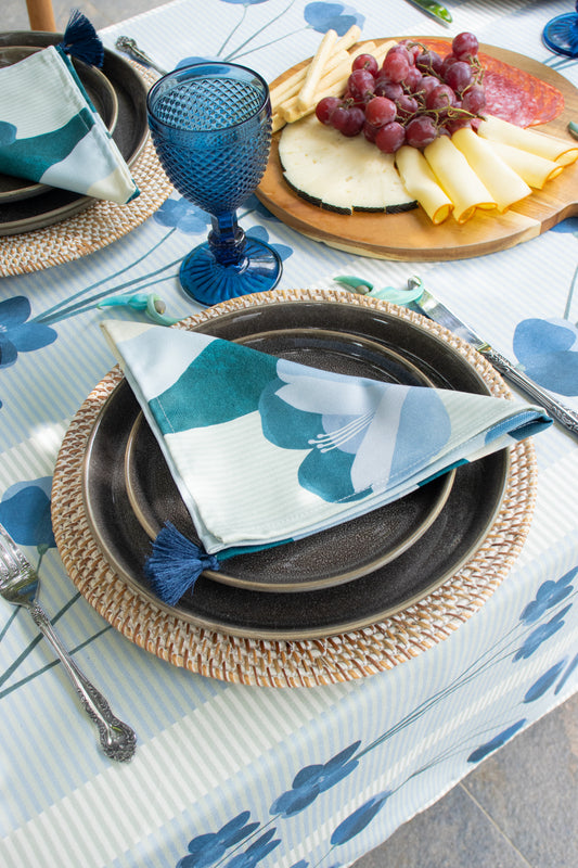 STOCK Set servilletas Azulene