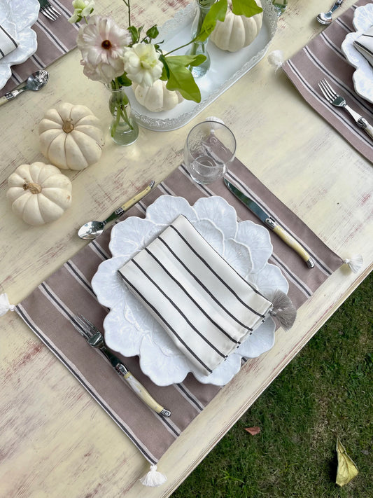 Set individuales Taupe - OSLÉ home decor