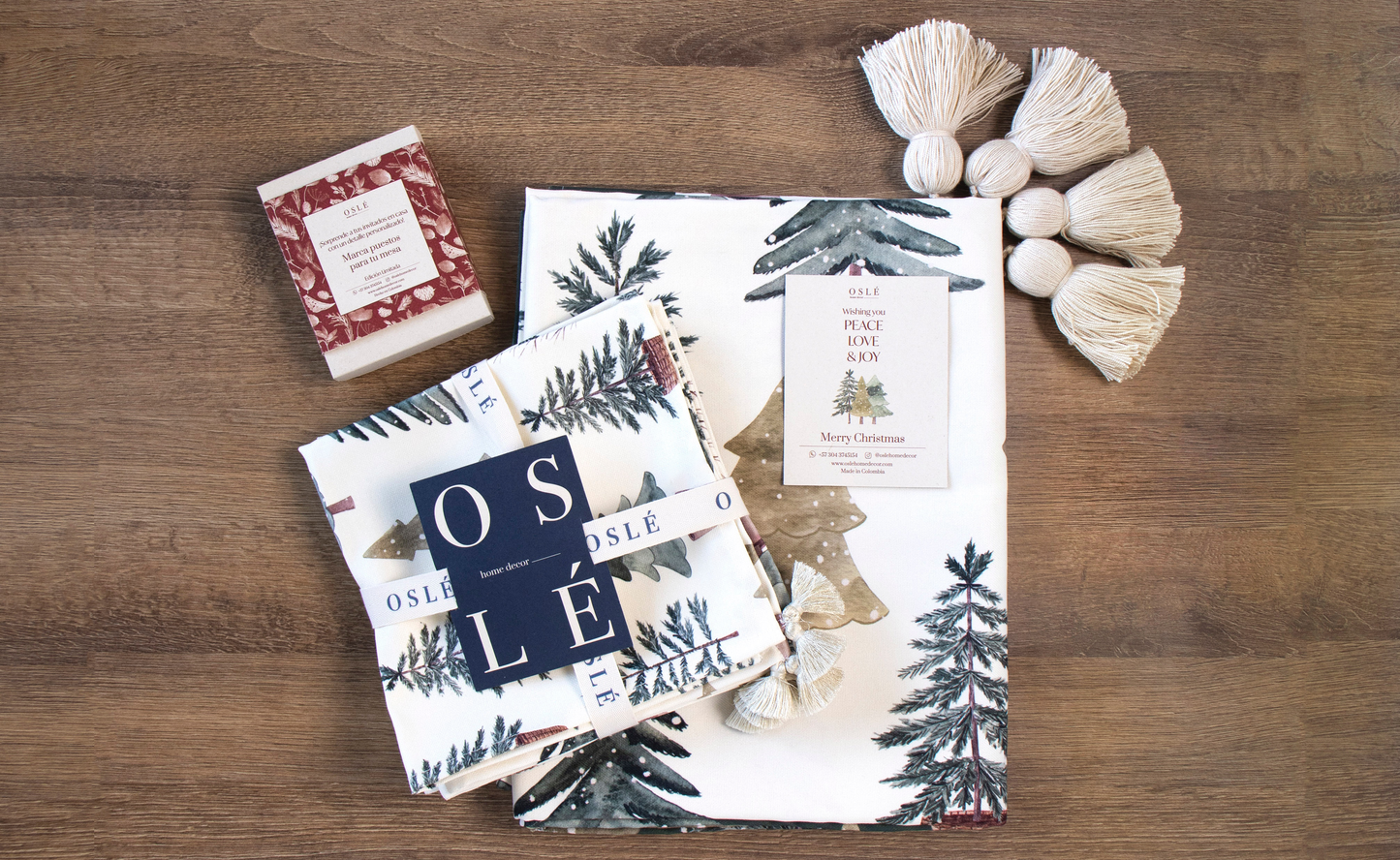 Kit Mantel Winter + Regalo