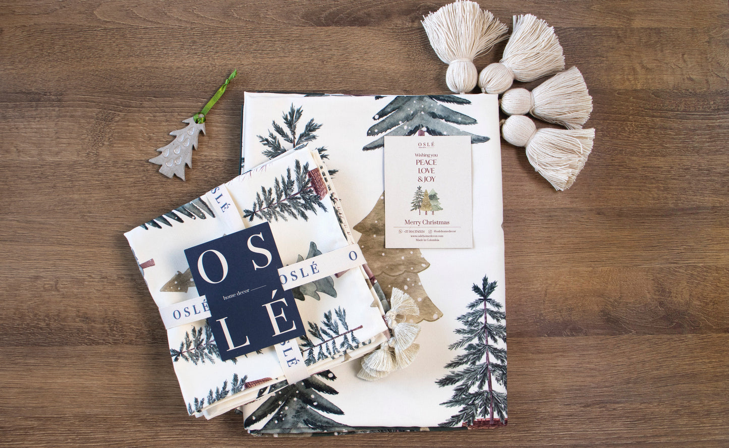 Kit Mantel Winter + Regalo