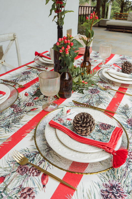 Set servilletas Rosso