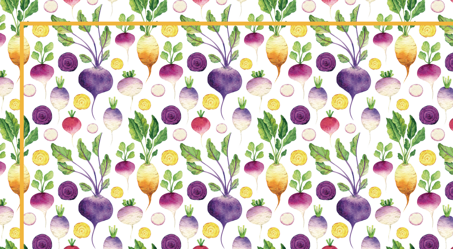 Camino de mesa Radish