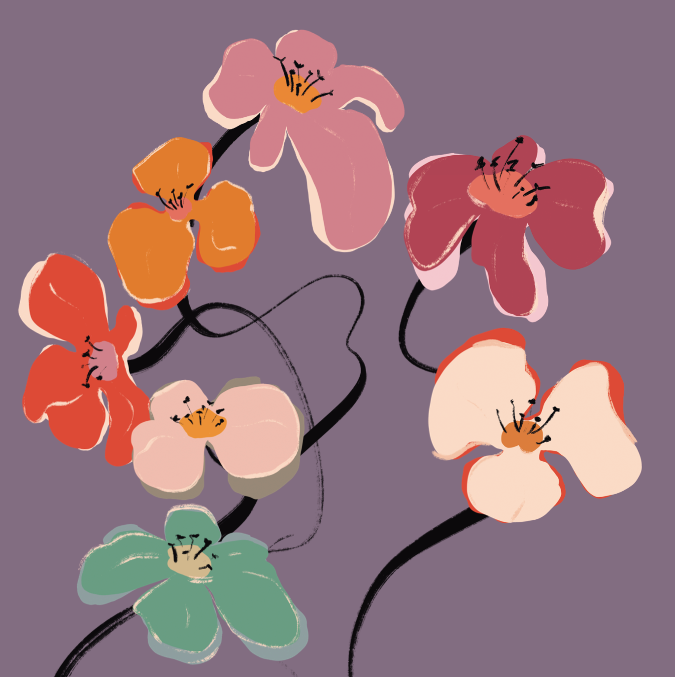 Set servilletas Flora