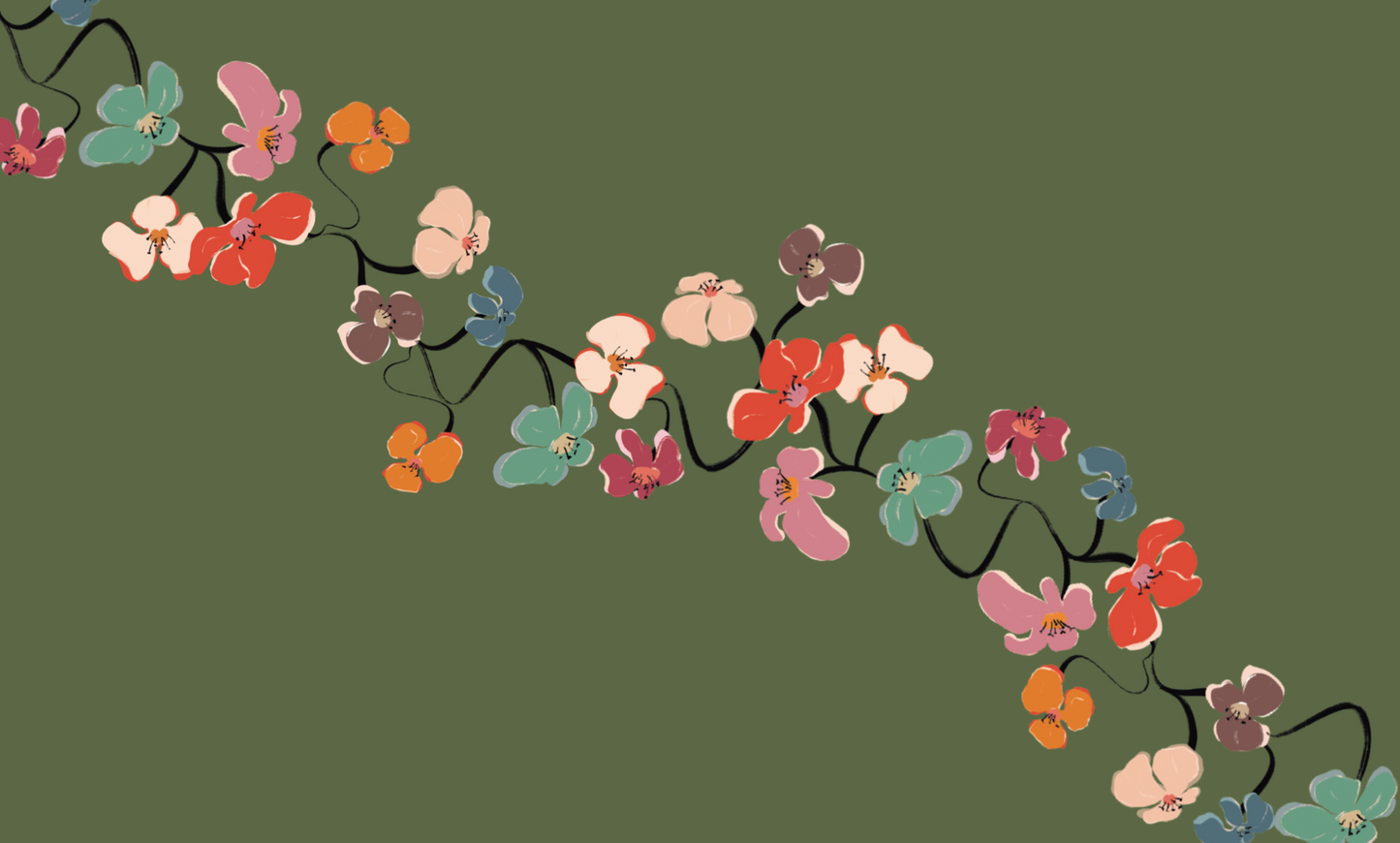 Camino de mesa Blossom