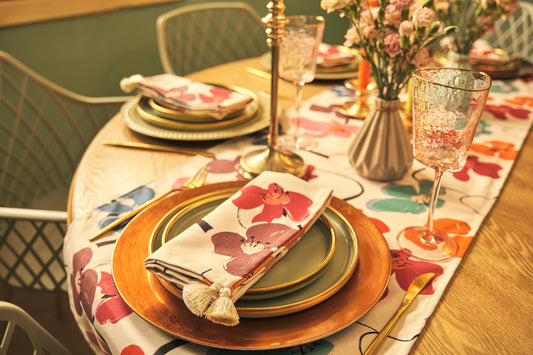 Set servilletas Retro Flower