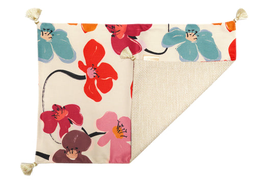 Set individuales Retro Flowers