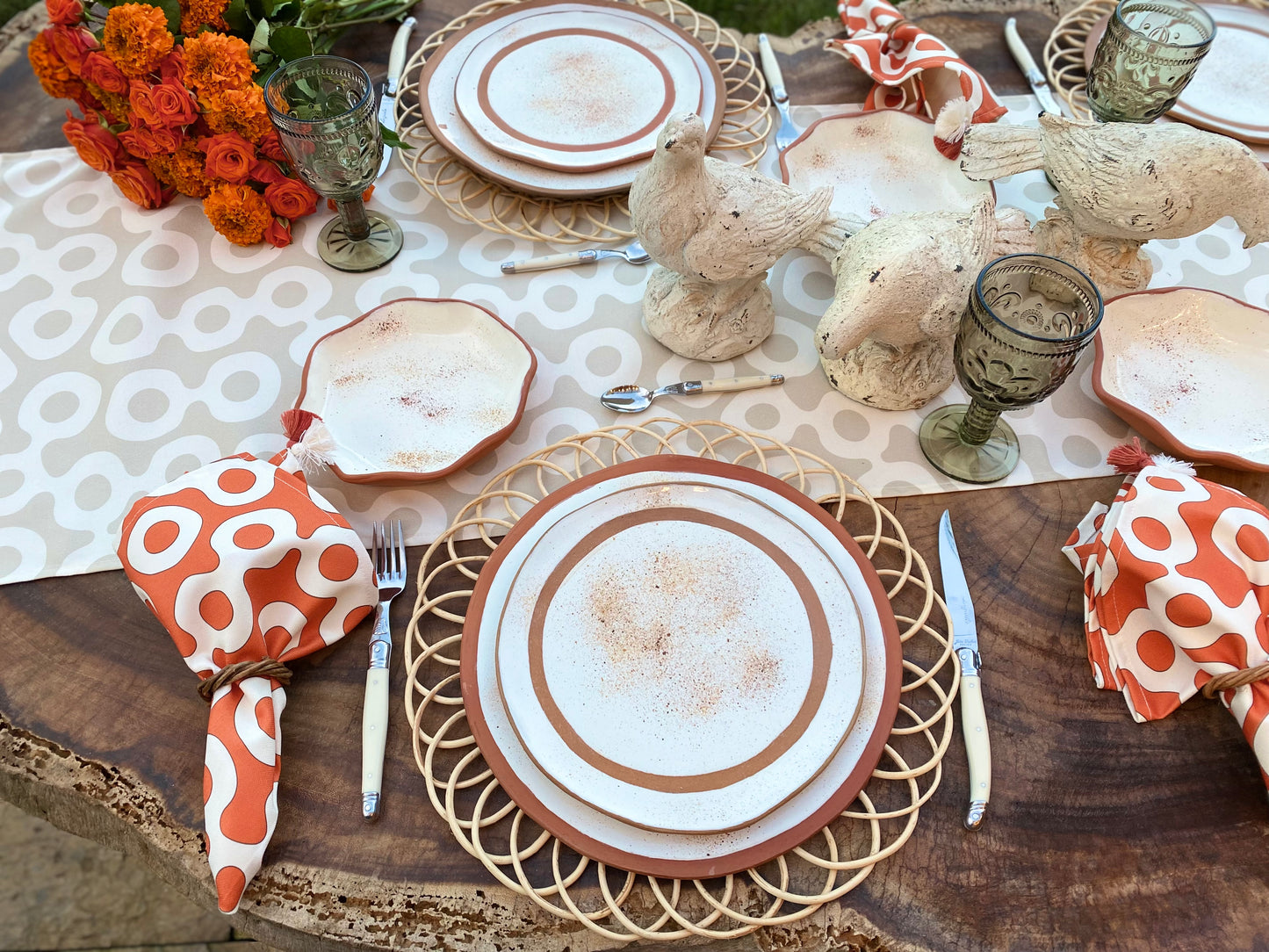 Set servilletas Tangerine