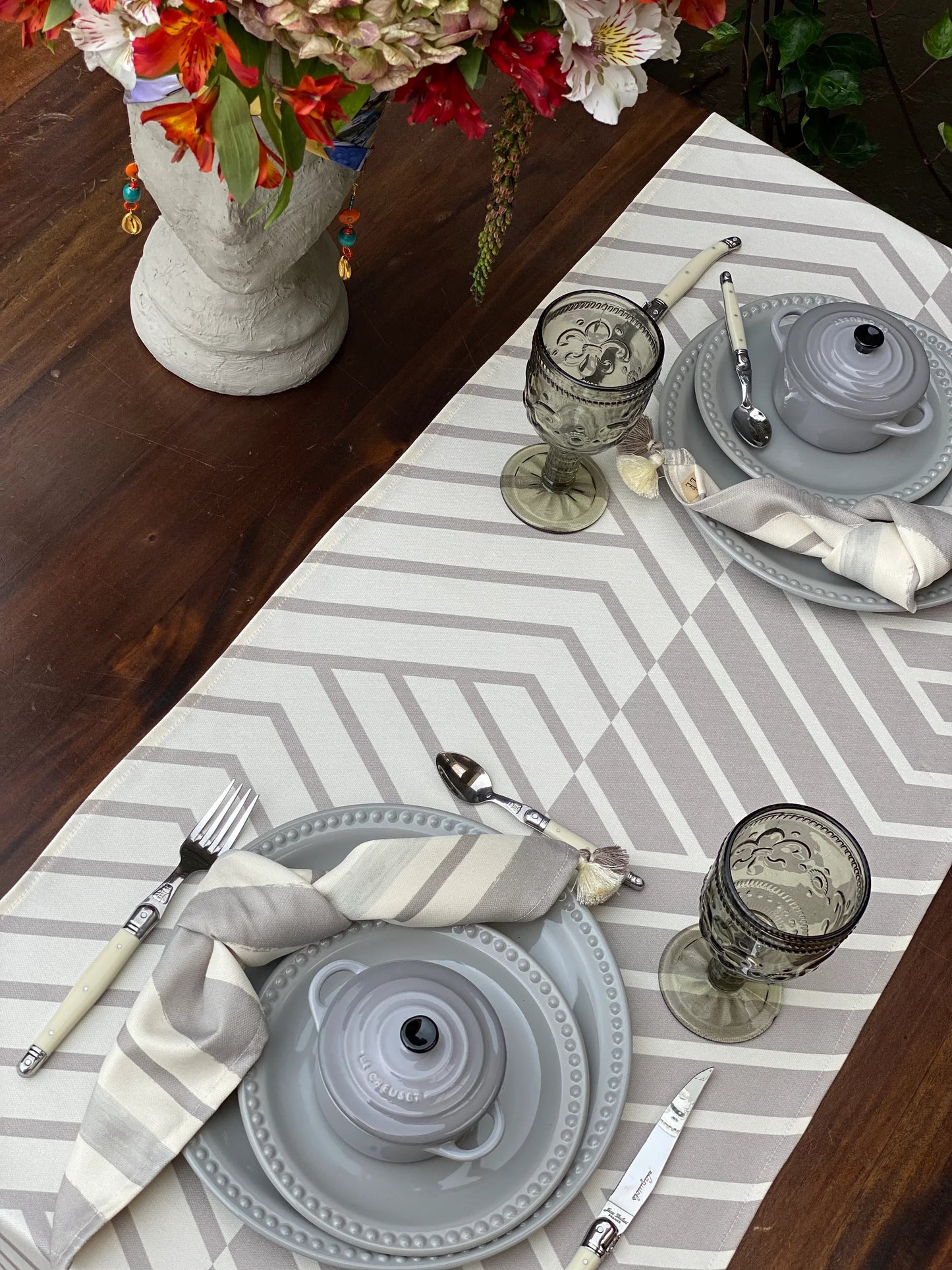 Set servilletas Graphite - OSLÉ home decor