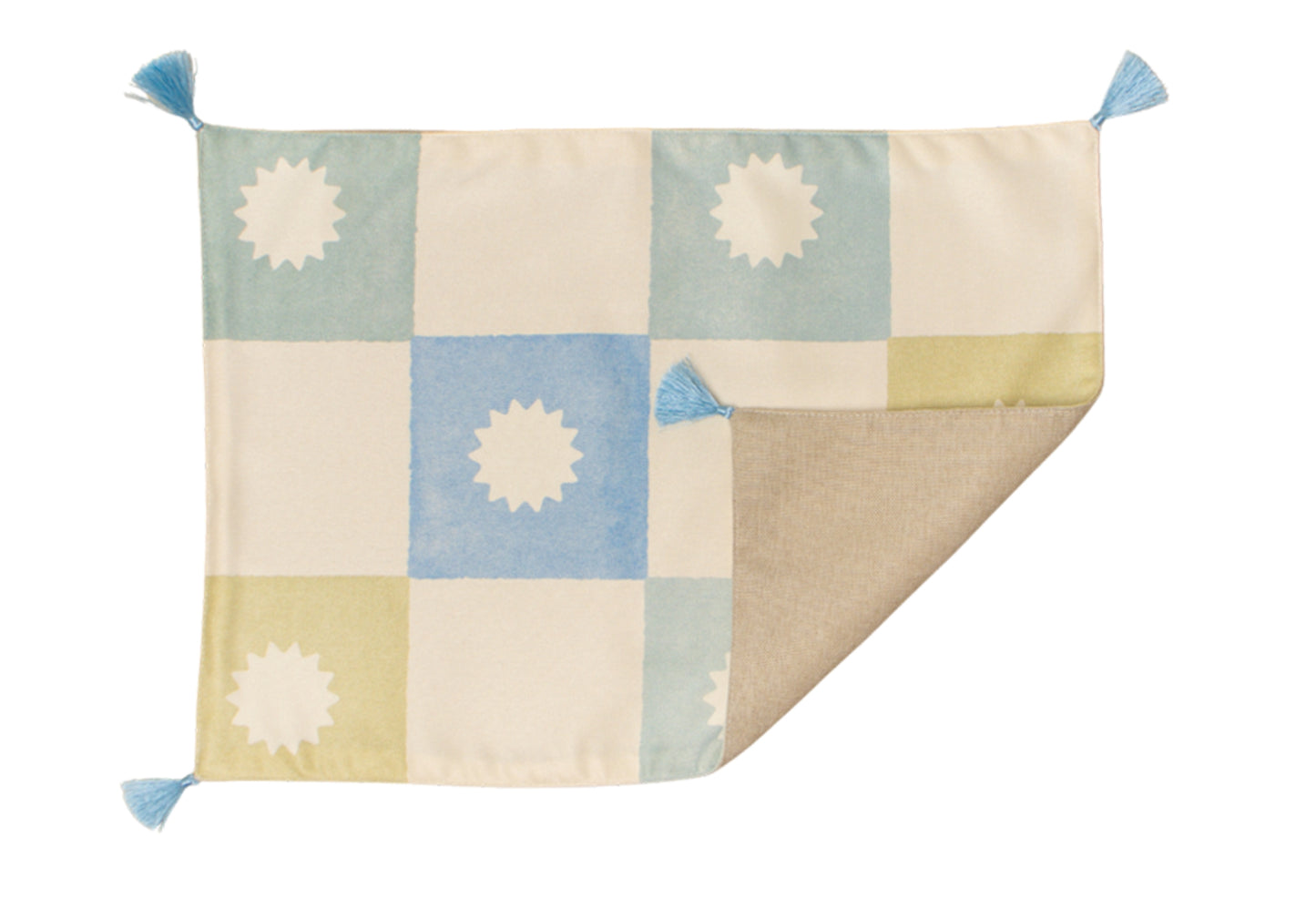 Set individuales Grid Blue