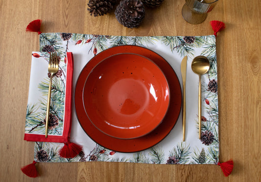 Set individuales Rosso