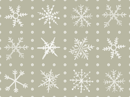 Camino de mesa Snowflakes
