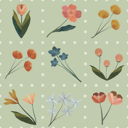 Set servilletas Botanica Aqua