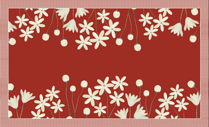 Mantel Red Magnolia