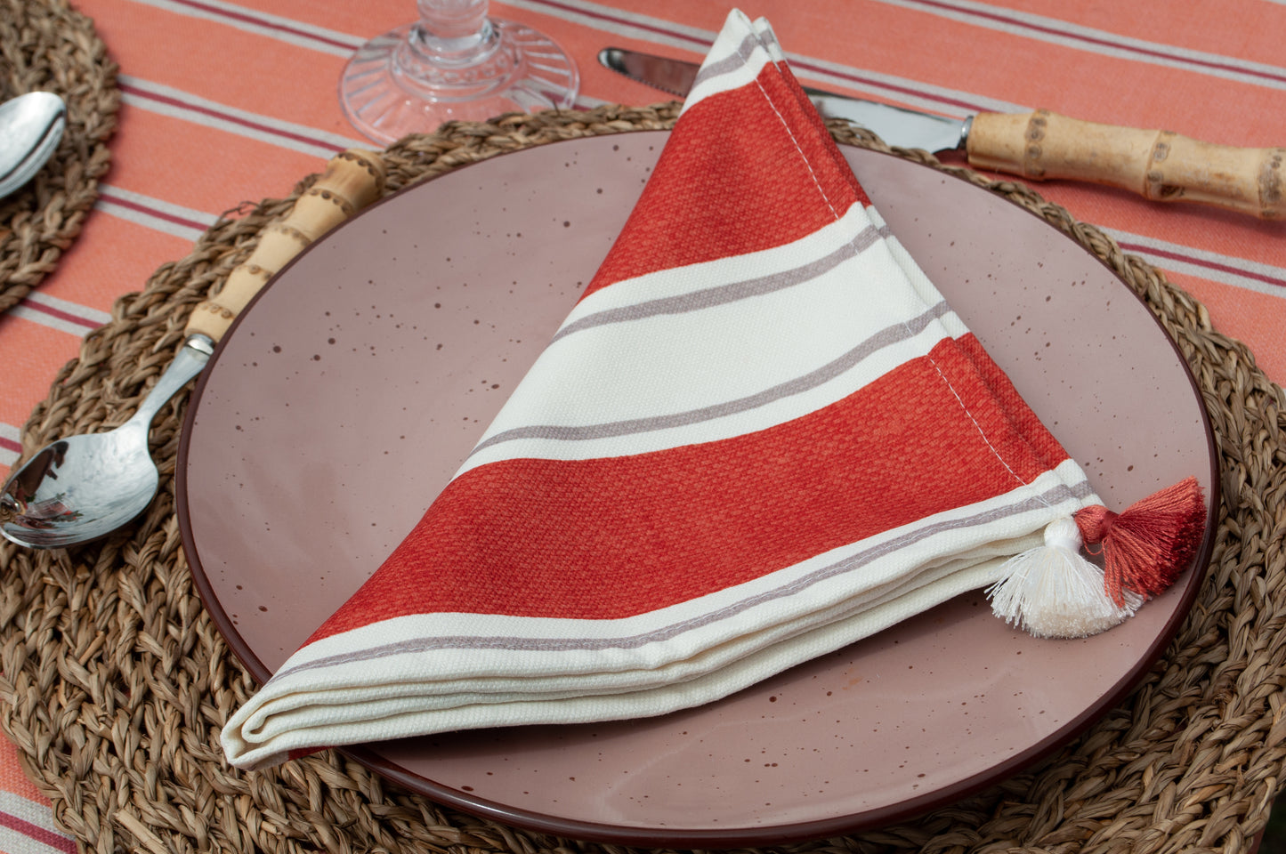 Set servilletas Terracotta