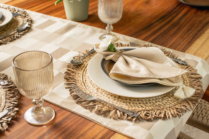 Camino de mesa Brick Beige