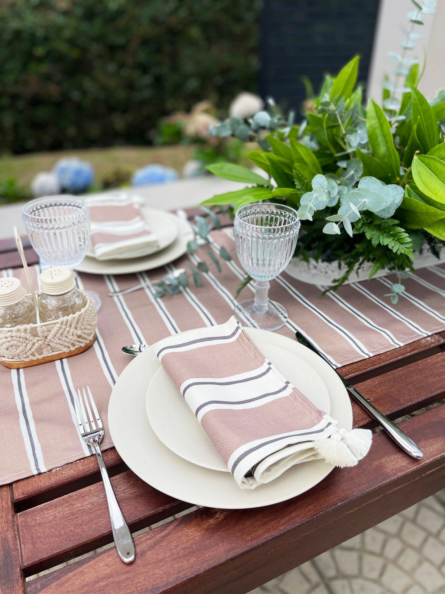 Set servilletas Taupe