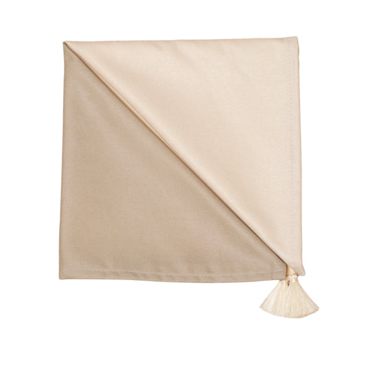 Set servilletas Duo Beige
