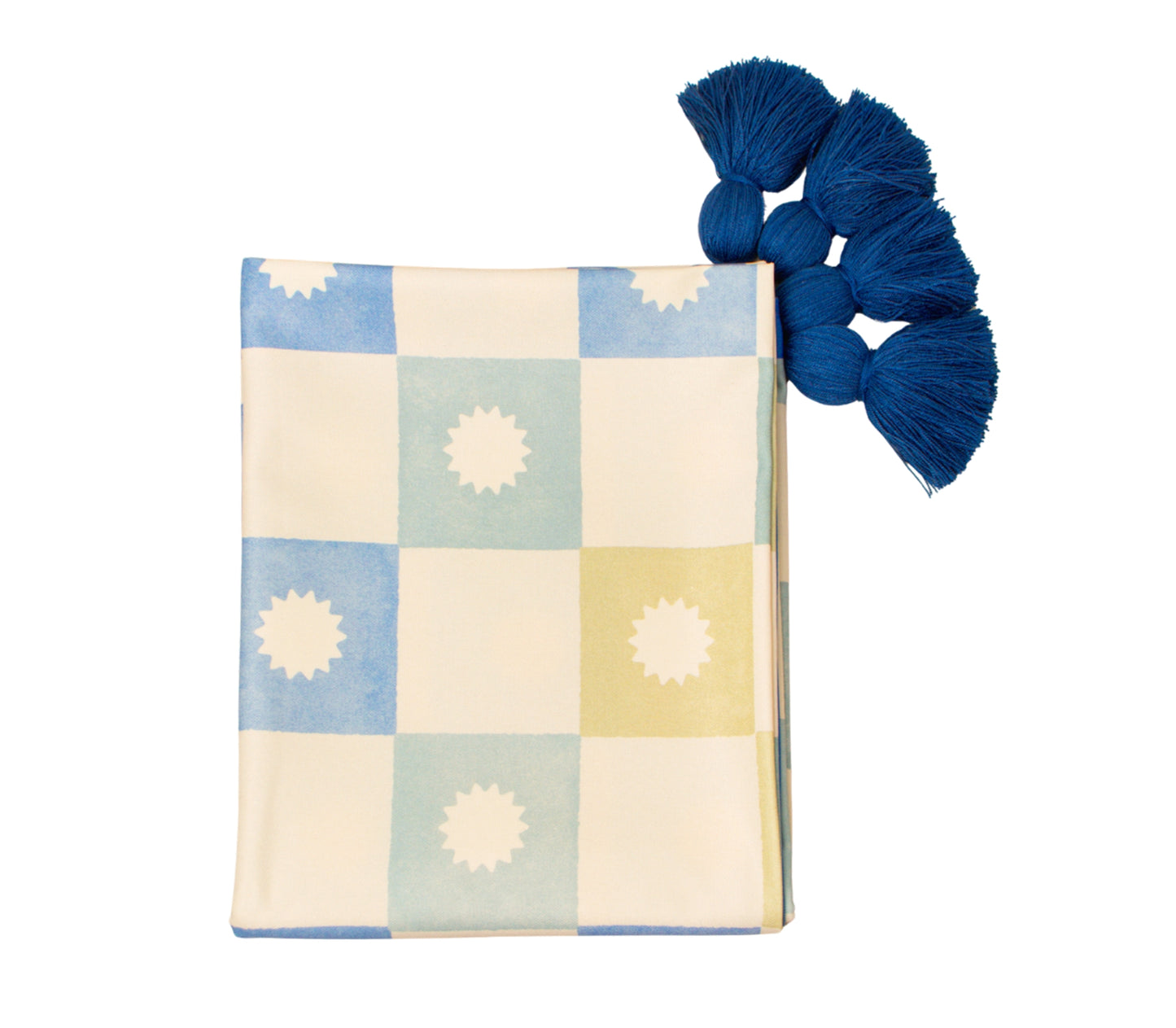 Mantel Grid Blue
