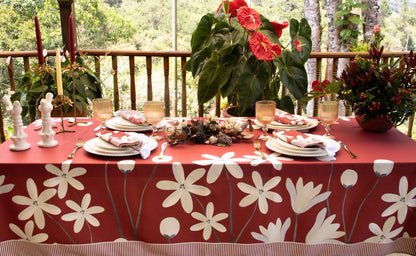 Mantel Red Magnolia