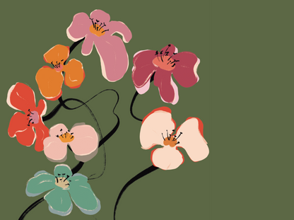 Set individuales Blossom