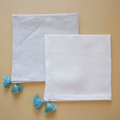 Set servilletas Lino - Aguamarina